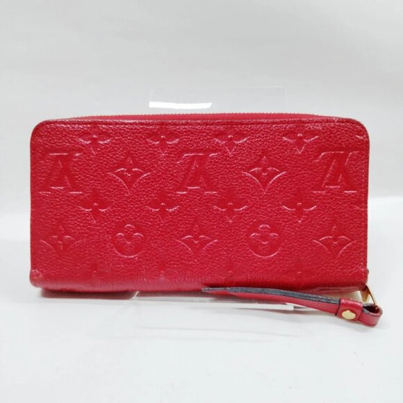 Louis Vuitton LV Long Wallet Red Monogram Empreinte 450-081825 - Picture 2 of 9
